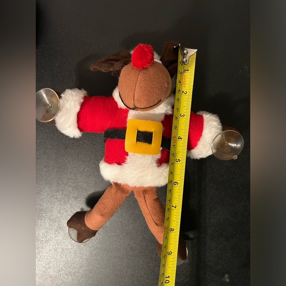 Santa Rocky Bullwinkle Stuffed Animal Suction Cup Car Window Christmas Plush LN - Picture 5 of 7